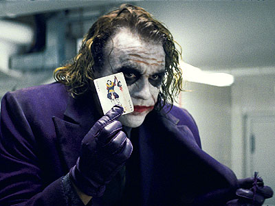 The Joker The Dark Knight.