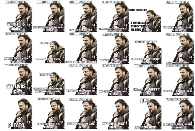 All the "Brace Yourselves" Memes I thought of/could find...