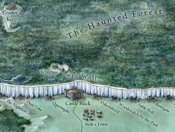 Lands-of-Ice-And-Fire-The-Wall Lands of Ice and Fire