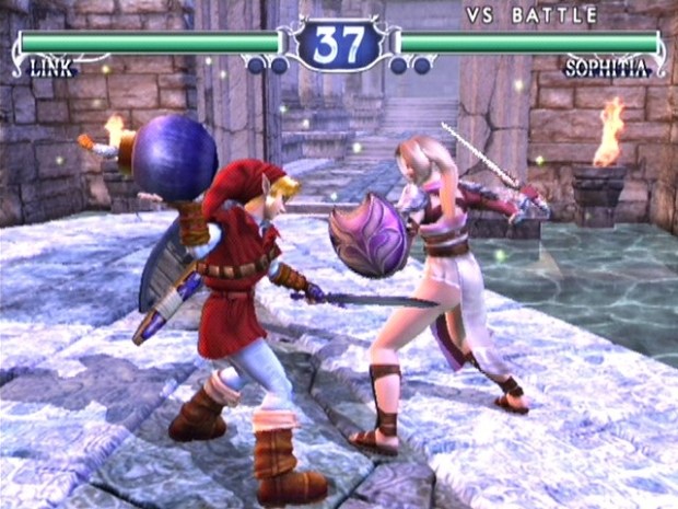 Soul Calibur 2 ice arena