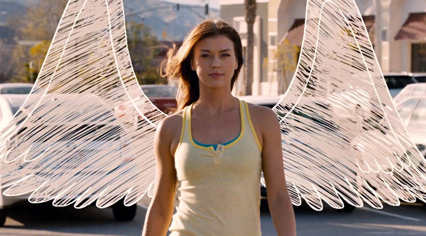 Palicki as Becca, Will's angel