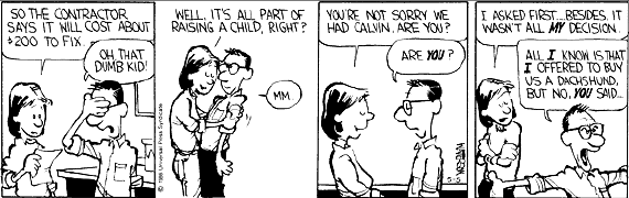 Calvin parents