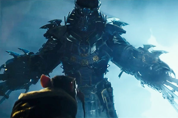 How over the top can one get? IT'S TRANSFORMER SHREDDER