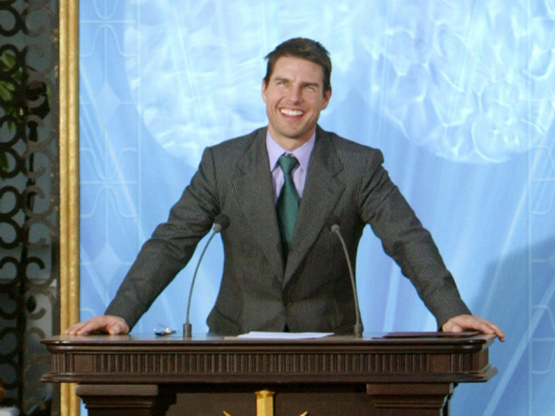 US actor, Tom Cruise smiles during the i