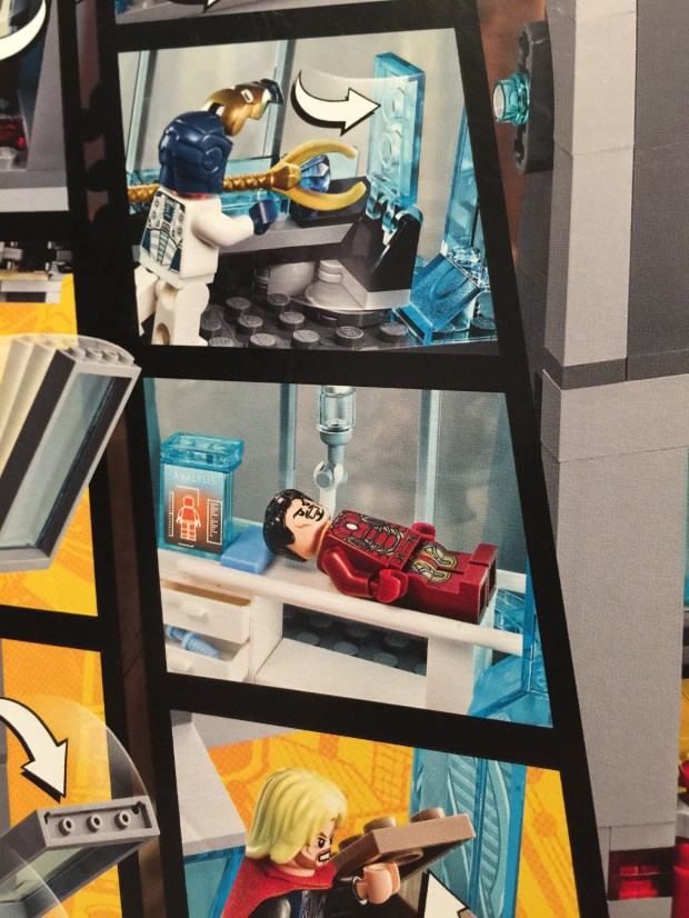 Iron Man Getting Scanned