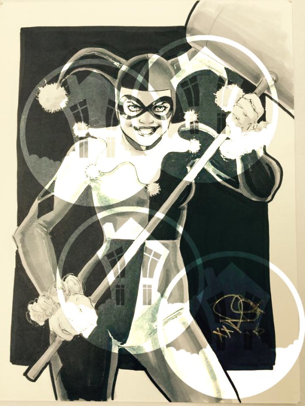 Harley Commission Nicola Scott copy