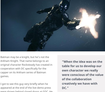 Arkham Knight bullshit