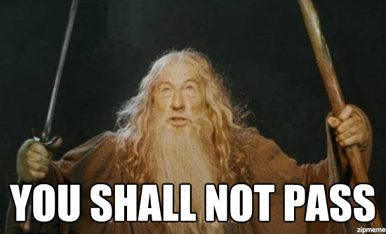 My anticipated reaction for having to pay full price for Paul Blart: Mall Cop.